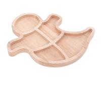 HEMOTON Plateau de Service en Bois Forme Fantôme Halloween, Plateau Compartimenté pour Fromage et Légumes, Décoration Festive pour Apéritif Intérieur et Extérieur