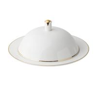 HEMOTON Plateaux de service en céramique pour restaurant, plats de service en forme de dôme pour dîner, gâteaux, amuse-bouches, fêtes