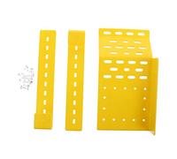 HEMOTON Plateforme de Basking Acrylique pour Tortue Terrasse Descalade Jaune Petite Décoration Pratique et Écologique pour Aquarium et Enclos Tortue