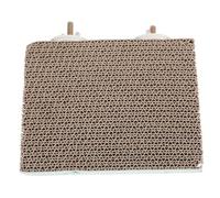 HEMOTON Plateforme De Perchoir pour Oiseaux Papier Ondulé Support De Cage pour Aire De Jeux pour Animaux De Compagnie