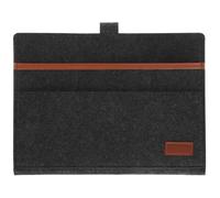 HEMOTON Pochette de Chevet Grosse Capacité en Feutre pour Lit et Canapé | Design Fin Minimaliste, Se Glisse Matelas, Rangement pour Livres et Magazines
