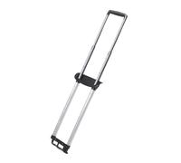 HEMOTON Poignée de Valise Télescopique Aluminium Manche Réglable Double Tube pour Bagages Accessoire de Remplacement Silencieux et Stable pour Trolley de Voyage