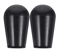 HEMOTON Poignées de Robinet à Bière Accessoires Élégants Prise Confortable et Haute Dureté en Plastique Noir Lot de 2 pour Tireuse à Bière