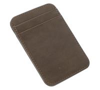 HEMOTON Porte-Cartes Léger et Fin pour Cartes Identité et Crédit Organisateur Portable Multifonction Adapté Bureau Voyage Étudiants et Professionnels Protection et Compacte Gris Foncé