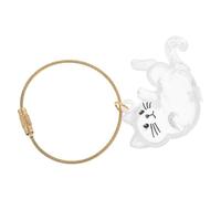 HEMOTON Porte-Clés Souvenir pour Animaux De Compagnie Capsule Mémoire Portable pour Animaux De Compagnie Conteneur pour Poils d'animaux Porte-Clés De Mignon Breloques De À