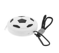 HEMOTON Porte Monnaie Porte-clés Sport À Motif Dessin Animé Style Sport À Fermeture Éclair pour Écouteurs De Football Pendentif Style Mini À