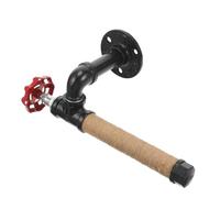 HEMOTON Porte Papier Mural Au Style Industriel Vintage Support Multifonction pour Serviettes Et Essuie-Tout Élégant Et pour Salle De Bain Et Cuisine