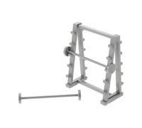HEMOTON Porte-Stylo en Plats en Plats Mini-Rack De Barre De Barque Accessoires De Bureau Amusants pour Le Bureau Organisateur De Rack Squat avec Poids Et Haltères pour Décorations De