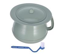 HEMOTON Pot De Chambre Plastique Avec Couvercle Pot à Urine Portable Et Crachoir Pour Usage Intérieur Extérieur Seau à Urine Léger Et Facile à Nettoyer