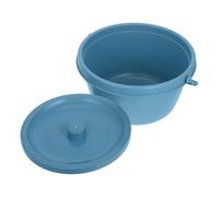 HEMOTON Pot de Toilette Portable avec Couvercle et Poignée Chaise Percée Confortable Rembourrée pour Adultes Personnes Âgées Femmes Enceintes et Camping Urinoir Discret pour Chambre et