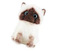 HEMOTON Poupée Peluche Chat Siamois Jouet Créatif pour Garçon Fille Décoration Mignonne Et Douce pour Anniversaires Et Festivals