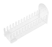 HEMOTON Présentoir à Cartes de Vœux Support Mural Moderne en Acrylique 12 Niveaux Multi-emplacements pour Bureau Design pour Foires Artisanales