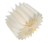 HEMOTON Présentoir à Gâteaux Cylindrique en Papier Colonnes Romaines Beige, Pliable et Facile à Nettoyer, pour Décoration de Table de Dessert en Fête