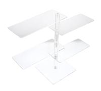 HEMOTON Présentoir à Lunettes Cadre D'exposition pour Lunettes en Acrylique Transparent 4 Niveaux Maison et Magasin été Vacances