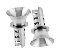 HEMOTON Presse-agrumes Manuel en Acier Inoxydable 2pcs, Presse-oranges Pratique et Portable, pour Boutique de Fruits et Supermarché, Extraction Rapide du Jus