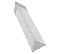 HEMOTON Prisme Optique Triangulaire en Cristal 6 Pouces pour École | Dispersion Précise Lumière, Effet Arc-en-ciel, Surfaces Polies, Intérieur sans Bulles, Usage Maison