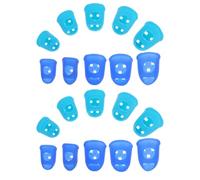 HEMOTON Protège-doigts 20pcs en Silicone pour Guitare et Guzheng Accessoires Faciles à Utiliser Protège les Doigts et Améliore la Technique pour Garçon et Filles et Adultes