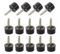HEMOTON Protège-talons pour talons hauts noirs en TPU, 20 paires rondes, anti-dérapant, taille 10 mm, pour restauration professionnelle et événements en extérieur pour femmes