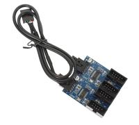 HEMOTON Raccord Extension USB Broches vers Adaptateur Câble Extension pour Carte Mère