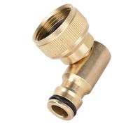 HEMOTON Raccord Rapide de Robinet 3/4 Pouce en Laiton, Orientable | Connexion Étanche, Installation Simple, Usage Jardin et Arrosage, pour Plantes, Camping-cuisine