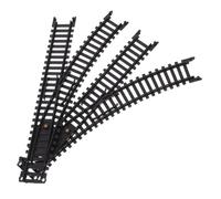 HEMOTON Rail De Train Plastique pour Garçon Fille Modèle De Train Électrique De Rails De Urbain avec y Jouet De Construction De Route Éducatif
