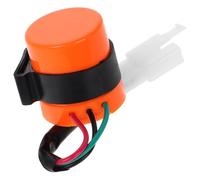 HEMOTON Relais Clignotant Rond Broches avec Buzzer Intégré pour Motos Tout-usage Atv Scooters Signal Lumineux Orange Haute Visibilité Avertisseur Sonore pour Indicateurs Moto