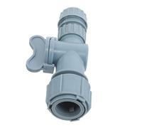 HEMOTON Répartiteur Eau Voies Abs avec Vanne Intégrée et Connexion Rapide pour Tuyau Flexible Distributeur pour Irrigation et Robinet Extérieur