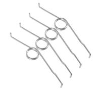 HEMOTON Ressorts de Remplacement en Acier à Torsion pour Sécateur à Main, Lot de 4 Ressorts V 1,8x15,6 Cm, Accessoires pour Coupe-Branches et Taille Printanière en Jardinage