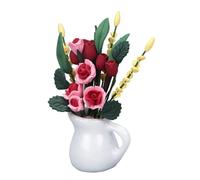 HEMOTON Rose Ornement Miniature Maison De Accessoires Miniature Articles Accessoires Maison De Miniatures Miniature Choses Plantes Minuscules Plantes Miniatures Faux