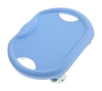 HEMOTON Roue de Musculation Abdominale Pliable Bleue avec Double Roulement | Plateau Compact 31x27x2cm, Tapis Épais Inclus, Adaptée aux Sols Durs et Tapis de Yoga