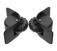 HEMOTON roulettes Pivotantes pour Bagages, Paire 16x10x7, 3cm Noir