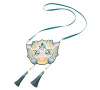 HEMOTON Sac Bandoulière Brodé Dragon Année Du Dragon Sac Croisé Ajustable Polyester pour Femmes Pochette de Voyage Pratique et Élégante Accessoire Festif pour Nouvel An Chinois