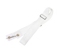HEMOTON Sangle Centrale pour Filet de Tennis Corde Centrale pour Filet de Tennis Polyester Blanc 170x5cm Réglable Crochet et Équipement de Court Extérieur