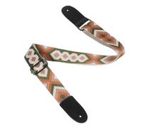 HEMOTON Sangle de Guitare Réglable Ethnique Large Ceinture de Remplacement pour Guitare Acoustique et Ukulélé Adaptée à les Joueurs pour Voyage et Usage Extérieur