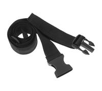 HEMOTON Sangle de Poitrine Réglable en Polypropylène Noir avec Boucle Multifonction pour Paquet à Dos et Valise Usage Extérieur Confortable