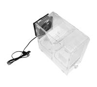 HEMOTON Séparateur de Graines pour Perroquet, Nettoyage Rapide USB Compact | Acrylique et Plastique, Moteur Intégré, pour Avoine et Alpiste, Près des Cages, Petites Surfaces