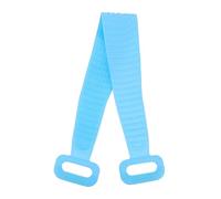 HEMOTON Serviette De Bain Exfoliante En Silicone 90 Cm Bleu Ciel, Ceinture Massage Dos Longue, Nettoyage Profond Peau, Soins Personnels Bain Maison, Exfoliation Et Stimulation Circulation Cutanée