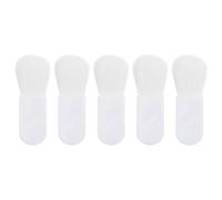 HEMOTON Set de 5 Pinceaux de Maquillage Mini Blush en Fibre Douce Abs, Faciles à Tenir et Multi-usages, Utilisation Maquillage Portable