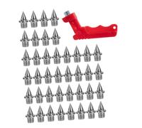 HEMOTON Set de Pointes de Remplacement pour Chaussures de Sport Pointes Acier Inoxydable pour Course Saut et Activités de Plein Air Outil de Retrait