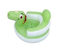 HEMOTON Siège Gonflable Garçon Fille Portable Dragon Support Assise Doux et Sûr Siège Apprentissage pour Nourrissons et Tout-petits Chaise Légère Verte pour Maison et Voyage