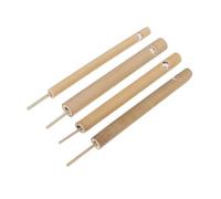 HEMOTON Sifflet à Oiseaux en Bambou Beige et Jouet 4 Pièces Instrument Musical Éducatif Améliore la Dextérité Favorise L'intérêt Musical sur Scène pour Garçon et Filles