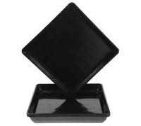 HEMOTON Soucoupe en Plastique pour Pots de Fleurs 4Pcs Bac à Eau pour Plantes pour Plantes d'Intérieur Plateau d'Égouttage Pratique Compatible la Majorité des Pots