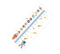 HEMOTON Sticker Mural Tableau de Croissance pour Garçon et Filles en Pvc Résistant Déchirure Mesure de Hauteur, Décor Créatif et Amusant pour Chambre ou Maternelle