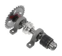 HEMOTON Support D'axe pour Scie de Table en Acier Argenté Bruit, Remplacement Facile pour Accessoires de Perceuse et Travail du Bois