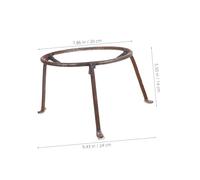 HEMOTON Support De Foyer Extérieur Support De Casserole Portable Fourniture De Wok pour Camping Manique Réutilisable