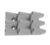 HEMOTON Support Mural en Plastique Gris pour Fléchettes Râtelier de Rangement 9 Emplacements Présentoir Mural pour Fléchettes Acier et Souples Salle de Sport et Loisirs