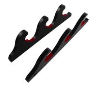 HEMOTON Support Mural pour Batte de Baseball Niveaux avec Fixation Sécurisée Organiseur Polyvalent pour Rangement Vertical de Battes de Softball et Tennis Montage Simple pour Garage Salle