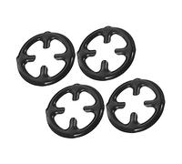HEMOTON Support pour Cafetière 4 Pcs en Fer, Rond, Antidérapant et Résistant à L’usure, pour Cuisinière à Gaz et Table de Repas