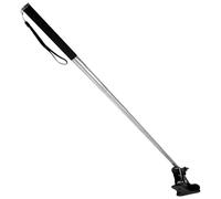 HEMOTON support pour panneau d'affichage acier inoxydable ajustable longueur 26,5-101 cm stable structure pour malls et display porte-affiche portable argent