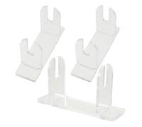HEMOTON Support pour Pièces Base pour Décoration Plate Intérieure Large 3 Éventail en Pliant Acrylique Transparent Ronds et Présentation D'éventails